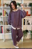 Terry B Classic Sweatshirt Dewberry 